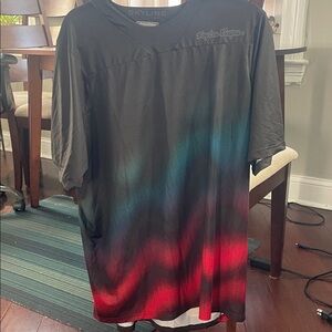 Troy Lee Designs gray multi color shirt